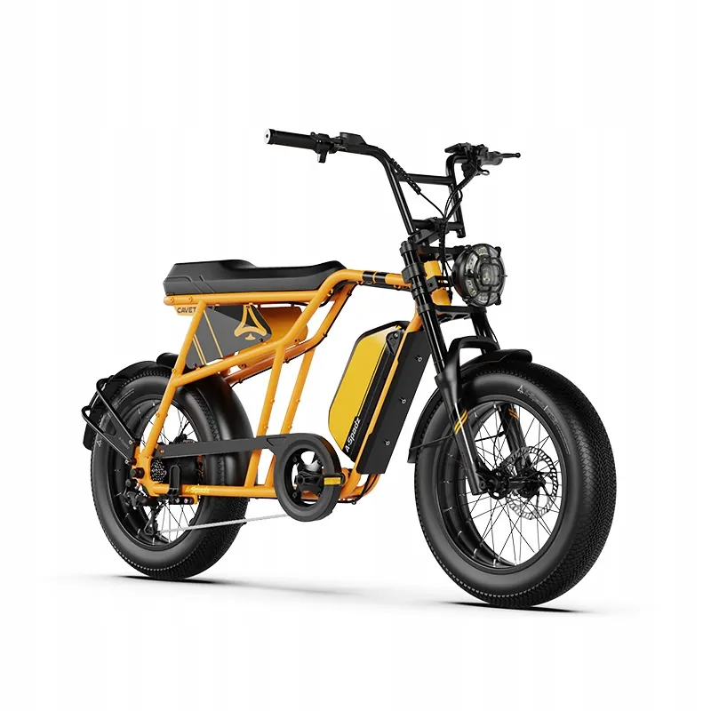 Vélo électrique fatbike A-Spadz Cavet Air 250W 48V 15,6Ah en action tout-terrain