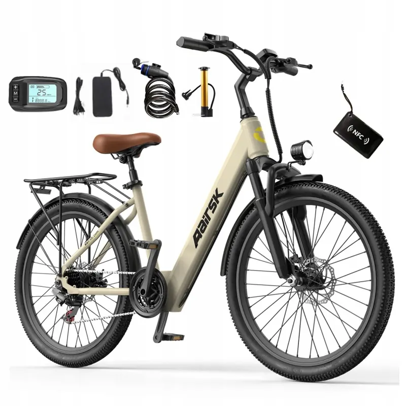 Aairsk SU7 vélo électrique ville 250W autonomie 60km NFC