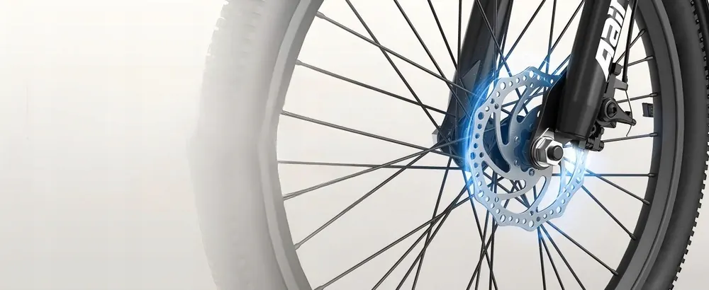 Taille de cadre 24 pouces du vélo électrique Aairsk SU7