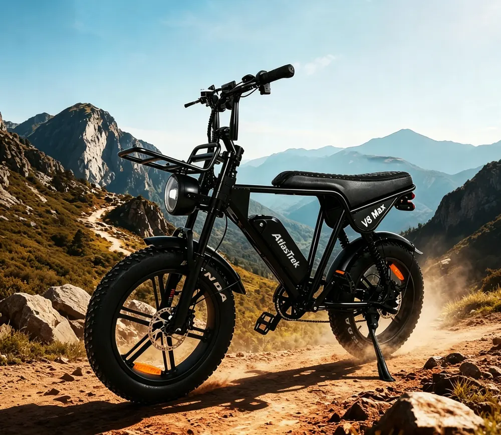 Vélo électrique Aairsk V8 Max 250W avec batterie 15Ah et autonomie longue distance