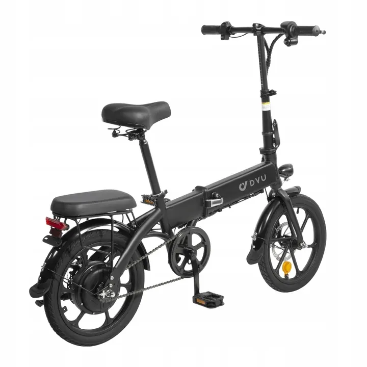 Vélo électrique pliant DYU A1F PRO de couleur noire