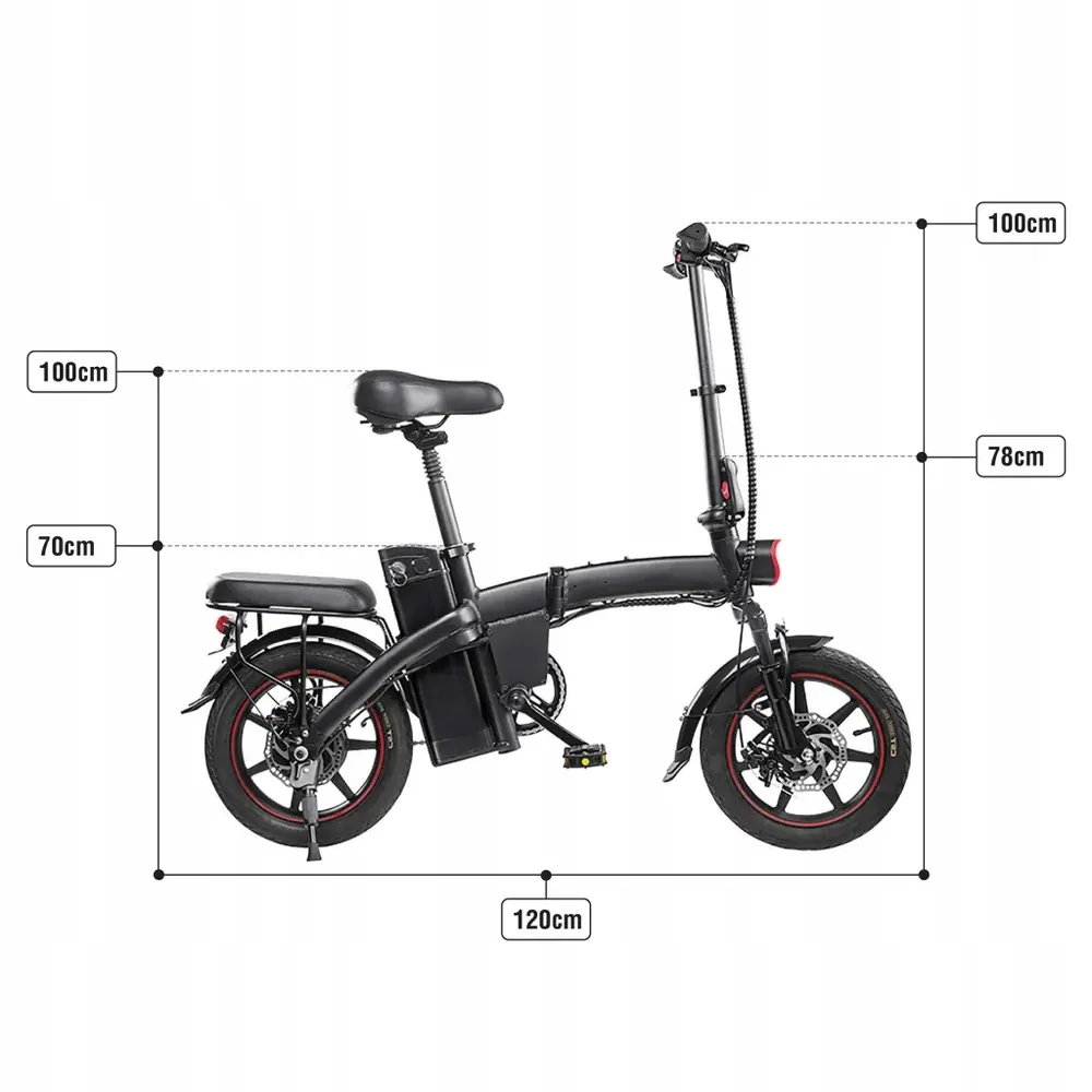 DYU A5 Vélo Électrique Pliant image 14