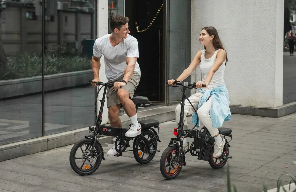 DYU A5 Vélo Électrique Pliant image 5