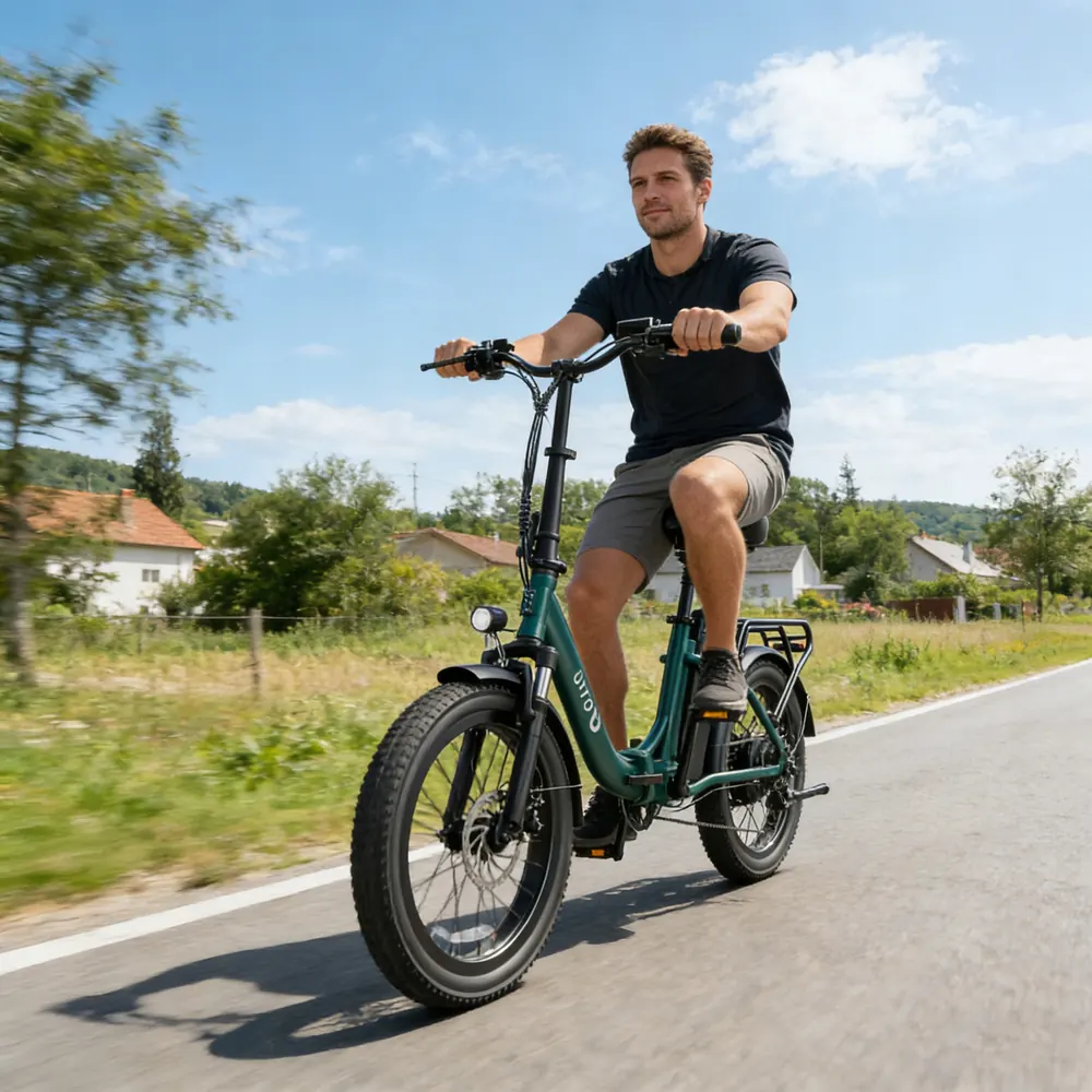DYU C9 Vélo Électrique Pliant image 2