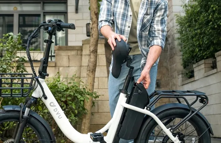 DYU C9 Vélo Électrique Pliant image 3
