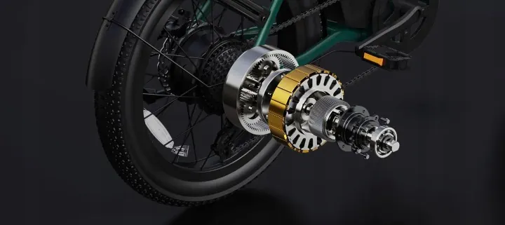DYU C9 Vélo Électrique Pliant image 4