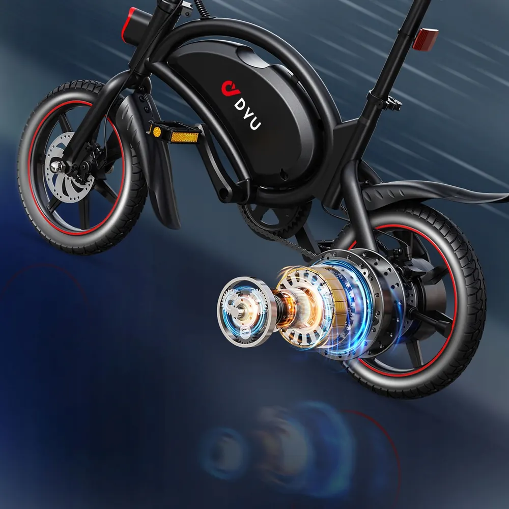 DYU D3F Vélo Électrique Pliant image 3
