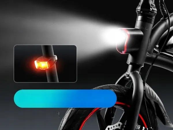 DYU D3F Vélo Électrique Pliant image 8