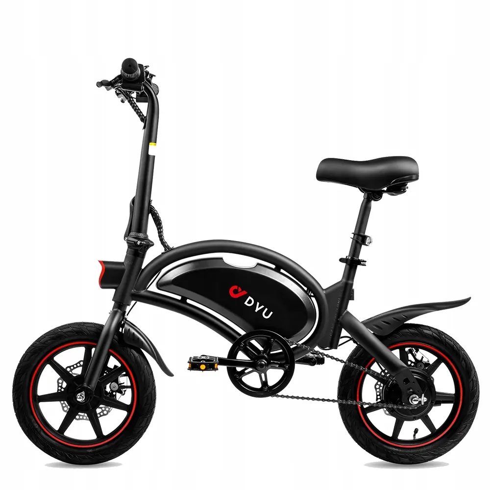 Vélo électrique pliant DYU D3F dans son emballage d'origine
