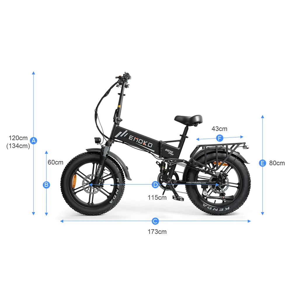 EMOKO EC20 PRO Vélo Électrique Pliant image 3