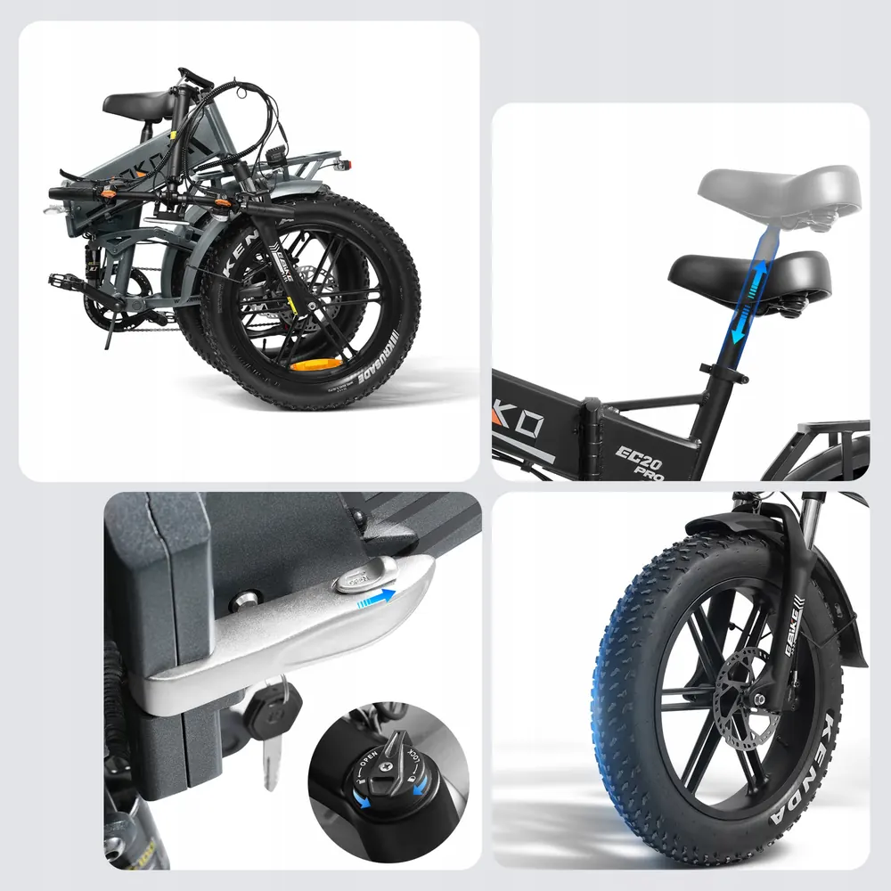 EMOKO EC20 PRO Vélo Électrique Pliant image 6