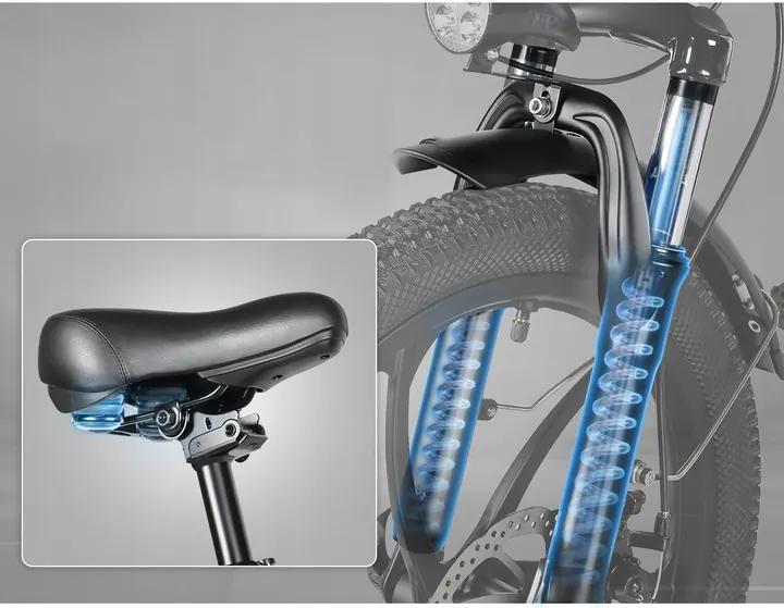 SAMEBIKE CY20 Vélo électrique pliant urbain image 6