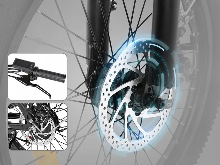 SAMEBIKE CY20 Vélo électrique pliant urbain image 9
