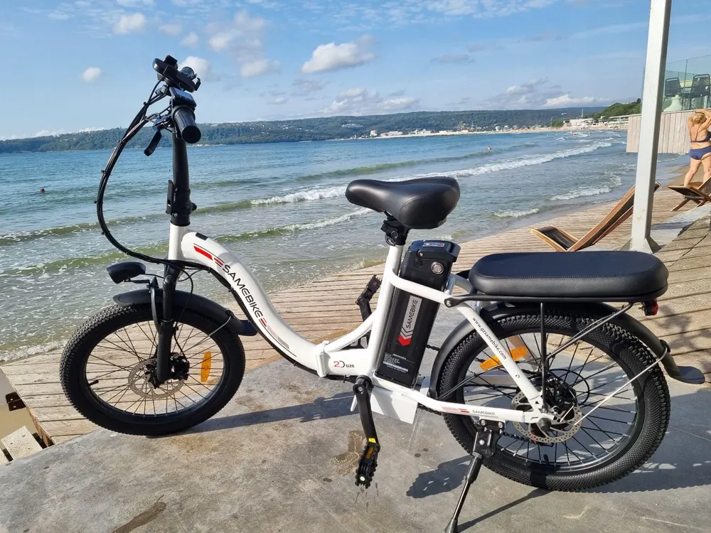 Freins à disque mécaniques sur vélo électrique pliant 560W 12Ah