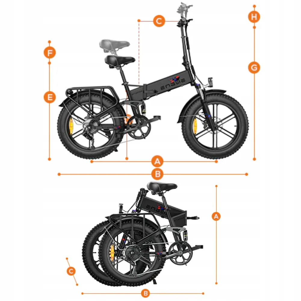 ENGWE ENGINE X vélo électrique noir adulte 25 km/h autonomie 100 km