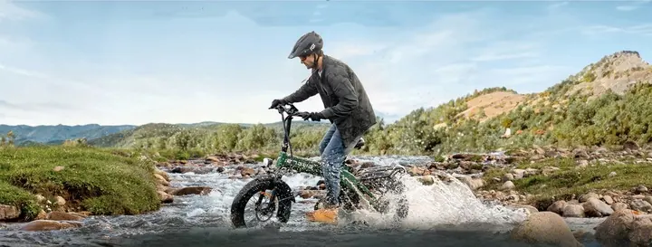 Marque Engwe sur le vélo électrique pliant EP-2 3.0 Boost