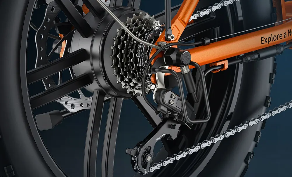 Roue de 20 pouces avec pneu 4.0 du Engwe EP-2 Boost