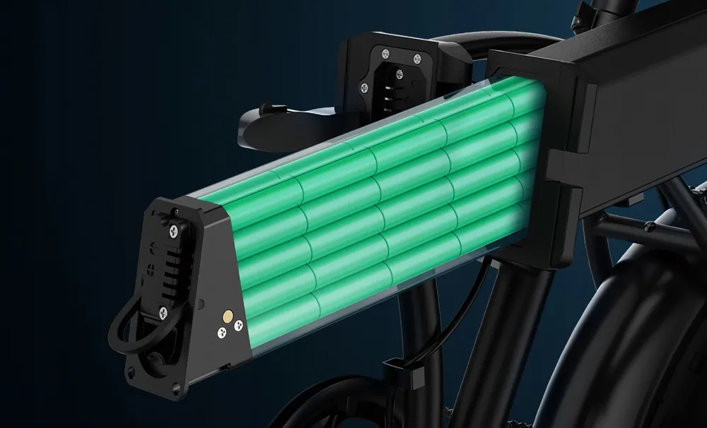 Système de 7 vitesses sur le Engwe EP-2 Boost, vélo électrique pliant