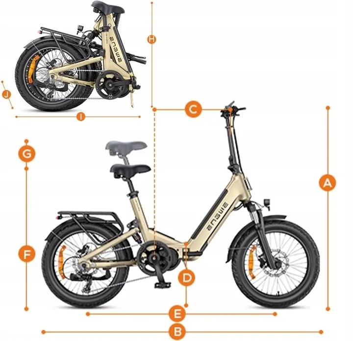 Charge maximale de 150 kg supportée par le vélo ENGWE L20 3.0 Pro