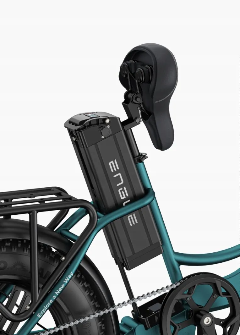 Cadre en aluminium du vélo électrique ENGWE L20 BOOST noir