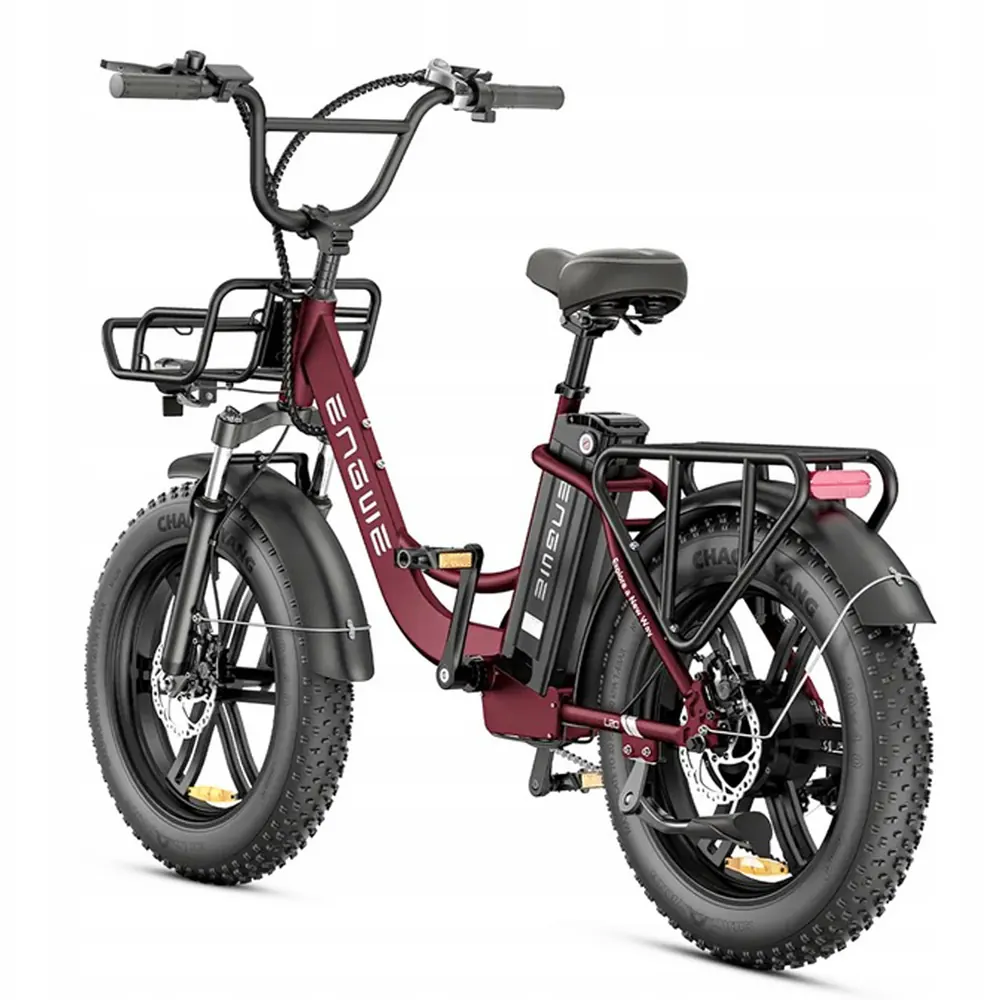 Moteur dans la roue arrière du vélo électrique ENGWE L20 BOOST