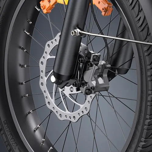 Cadre en aluminium du vélo électrique ENGWE LE20 bleu, léger et solide