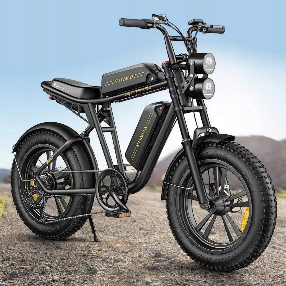 Moteur 250W sur le vélo électrique ENGWE M20, détail du moteur