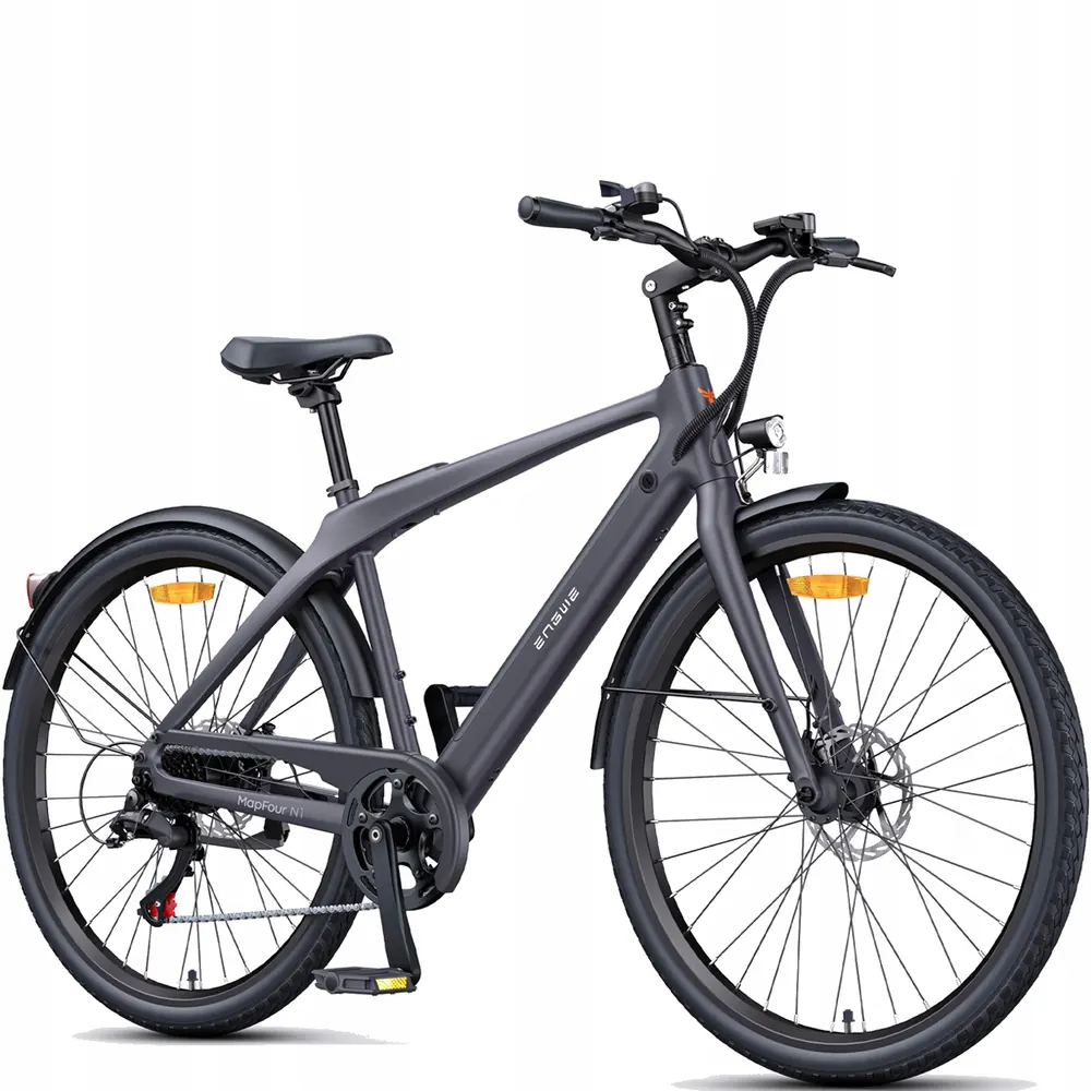 ENGWE MAPFOUR N1 AIR 250W gris, vélo électrique homme vue latérale
