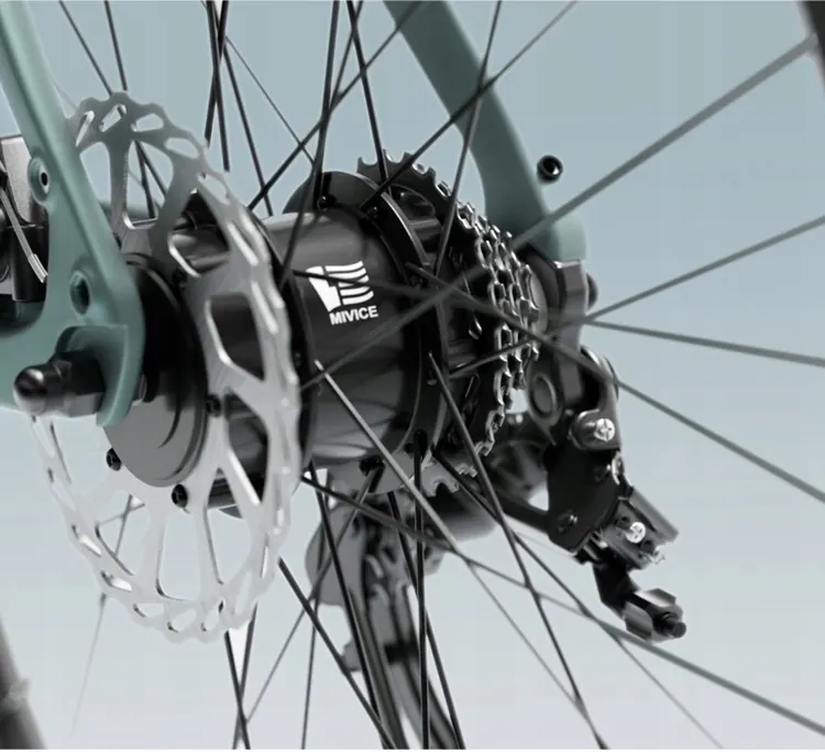 Vélo électrique ENGWE MapFour N1 Air 250W gris avec roues 24 pouces