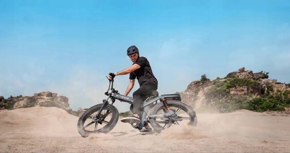 Vélo électrique ENGWE X26 avec freins à disque hydrauliques et double batterie