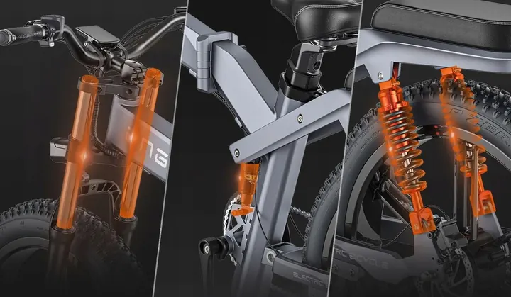 Cadre taille XL du vélo électrique ENGWE X26 pour grande taille