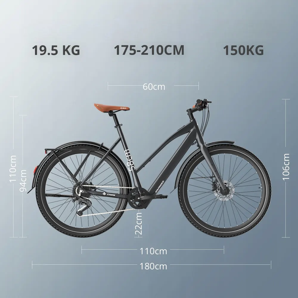 FAFREES 700C Vélo Électrique Urbain image 10
