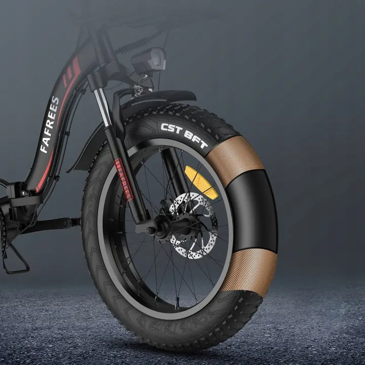 Moteur 250W du vélo électrique FAFREES F20 MAX pour une autonomie de 160km