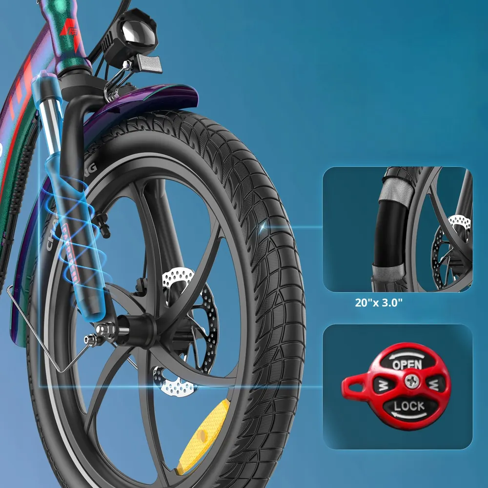 FAFREES F20+ Pro Vélo Électrique Pliant image 5
