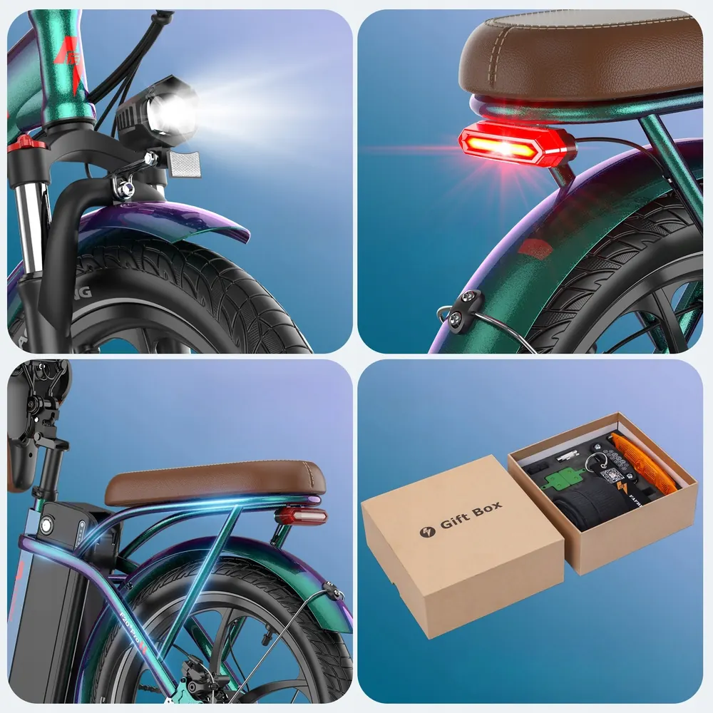 Fafrees F20+ Pro suspension avant pour confort sur terrain accidenté