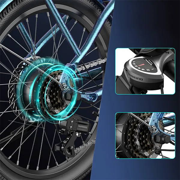 Vélo électrique FAFREES F20 Lasting noir avec batterie longue autonomie