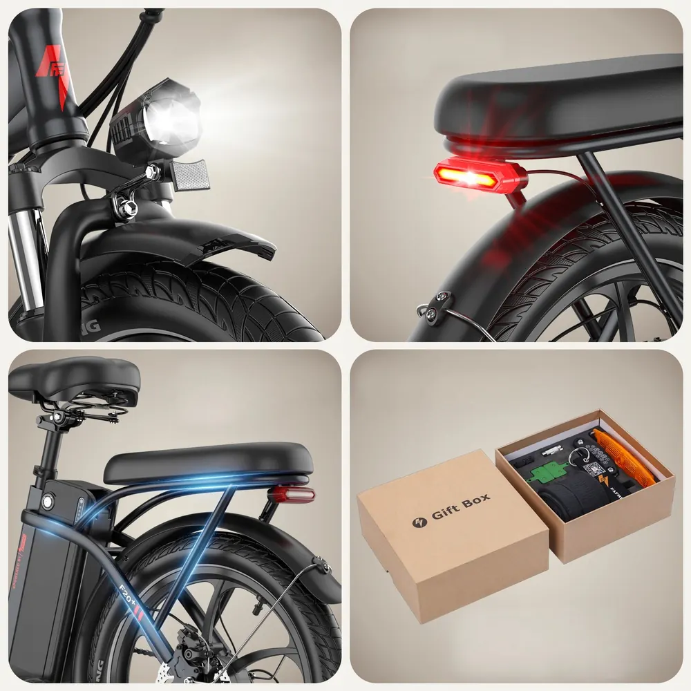 Fafrees F20+ E-Bike pliant unisexe au design épuré et moderne