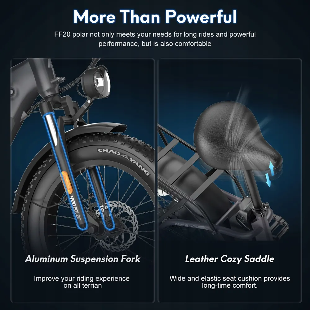 Vélo électrique pliant Fafrees FF20 Polar 24Ah noir