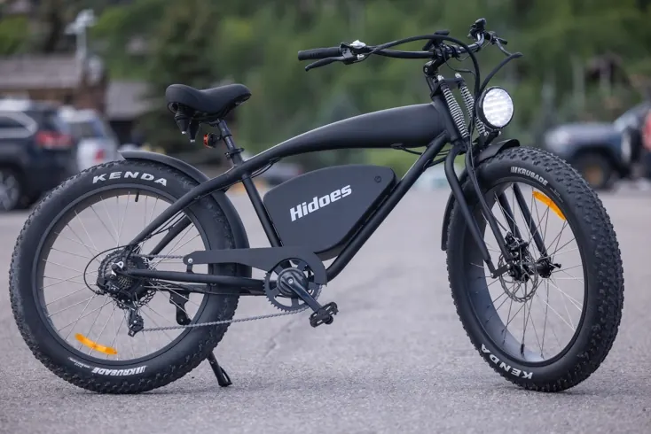 Logo de la marque Hidoes sur le vélo électrique HIDOES B3 Fat Tire
