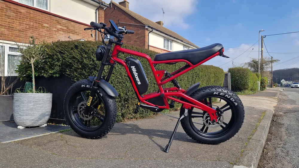 Vélo électrique Hidoes B6 avec emballage, poids total 48.79 kg