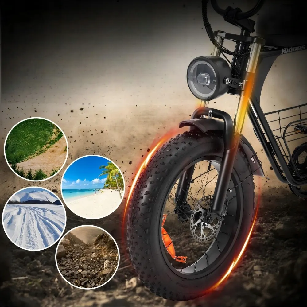 Batterie lithium-ion 48V 33.8Ah amovible du vélo électrique Hidoes B9