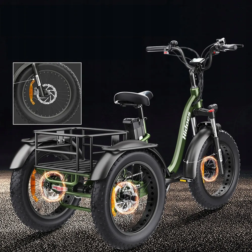 Roues de 20 pouces tout-terrain du vélo électrique Hidoes HD-ET1