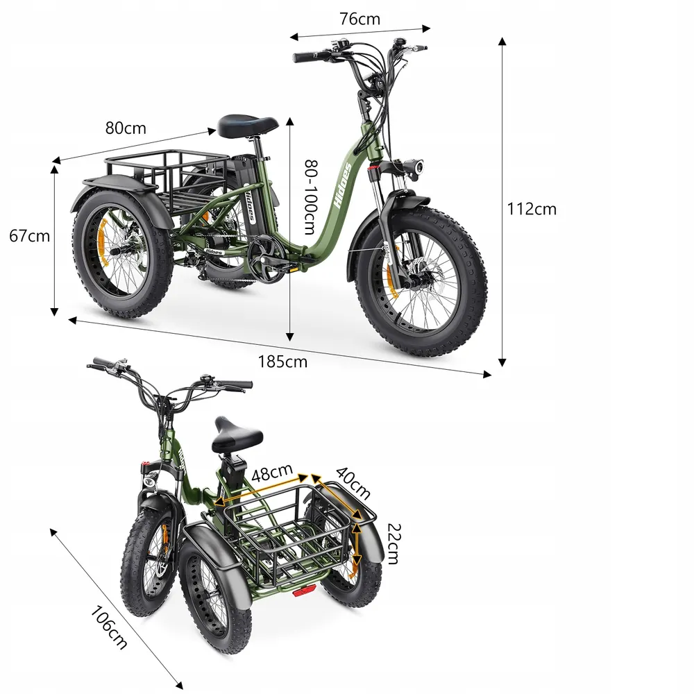Vélo électrique Hidoes HD-ET1 750W pesant 50 kg