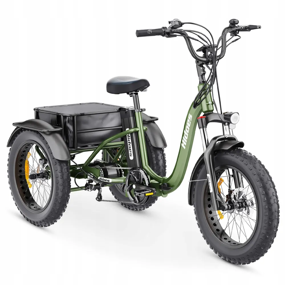 Vélo électrique Hidoes HD-ET1 750W 85N.M en action sur un terrain accidenté