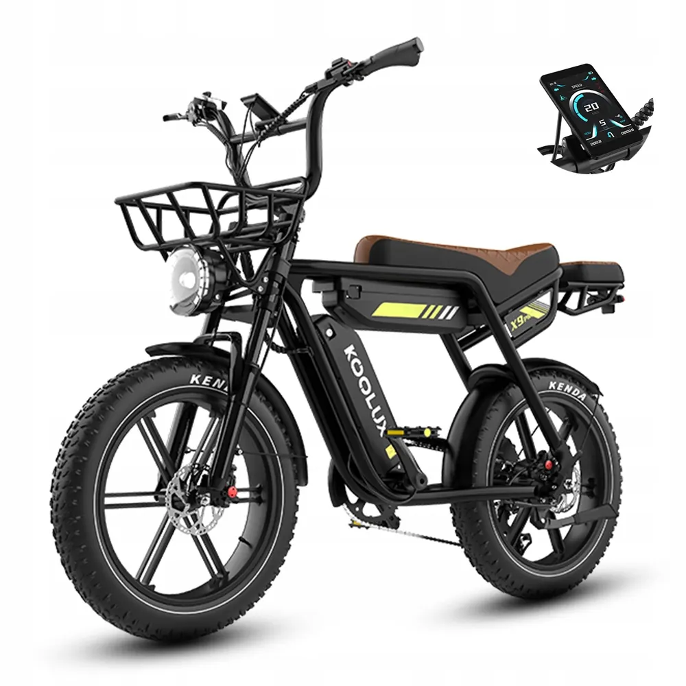 Vélo électrique KOOLUX 750W batterie 31,2AH autonomie 180 km et NFC