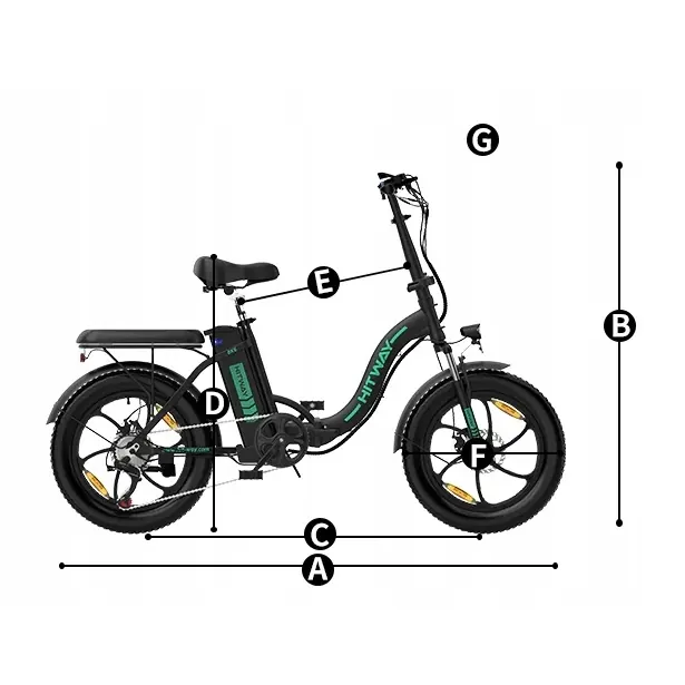 Poids de 33,2 kg du vélo électrique KOOLUX BK6S avec batterie 48V 13Ah
