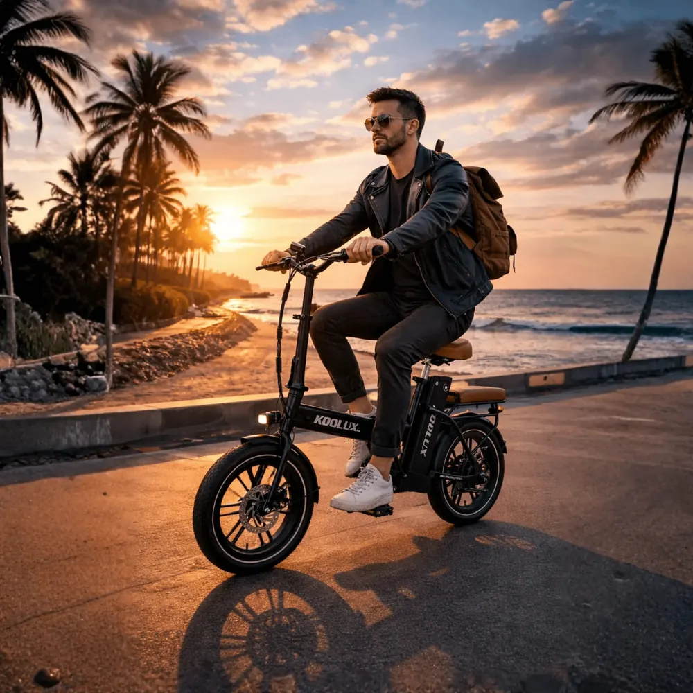 KOOLUX X10 vélo électrique pliant 350W 36V 13Ah autonomie 65 km
