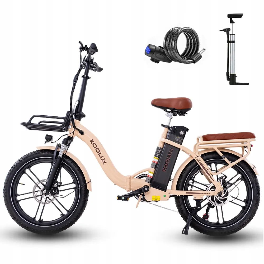KOOLUX X16 vélo pliant 20 pouces avec application smartphone et vitesse 45 km/h