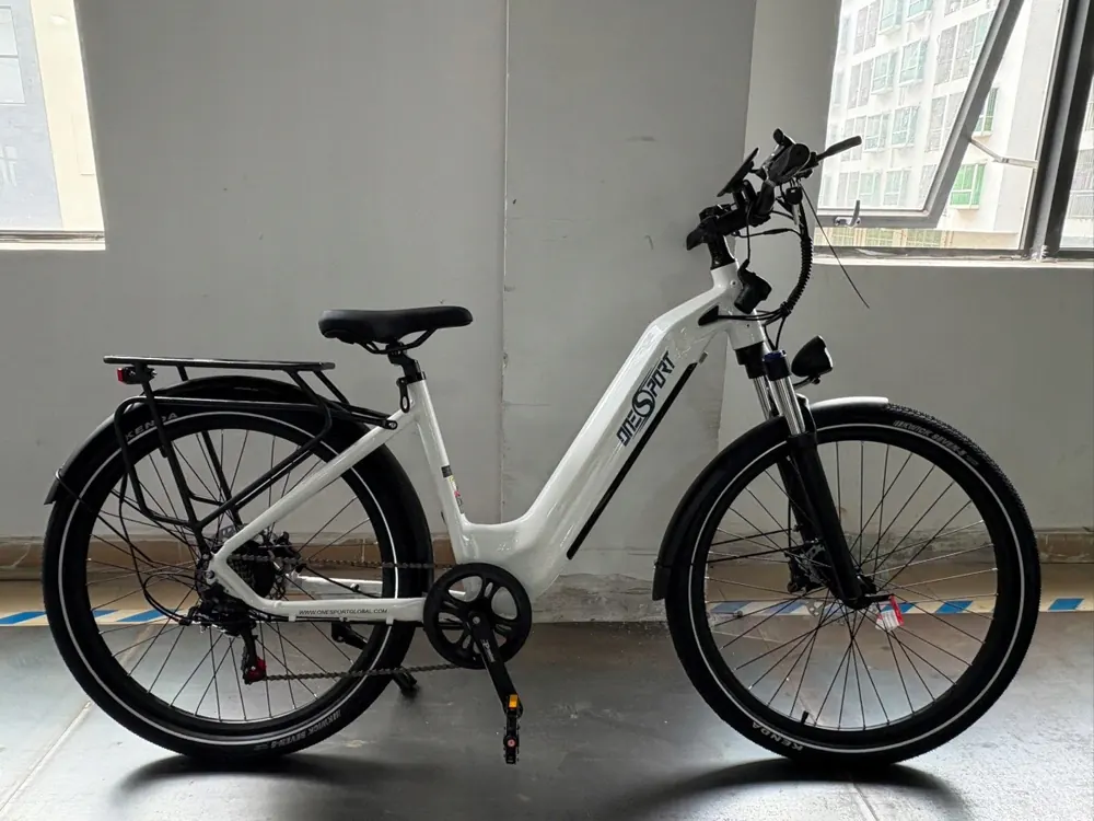 Vélo électrique Onesport OT05 partiellement assemblé et réglé