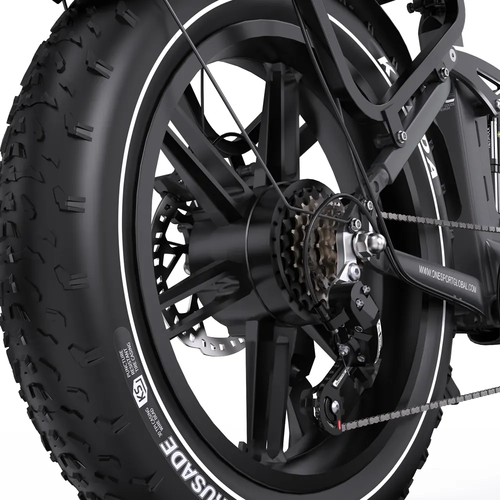 Onesport OT08 PRO vélo électrique cadre taille non spécifiée double batterie